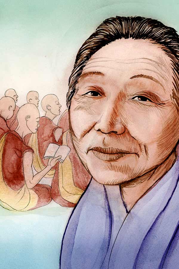 portrait of Rinchen Khando Choegyal by Steve Fuchs