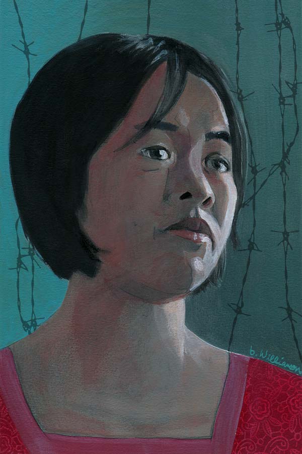 portrait of Do Thi Minh Hanh by Brian Williamson